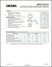 Click here to download MMDT2907A Datasheet