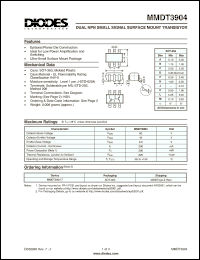 Click here to download MMDT3904-7 Datasheet