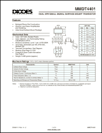 Click here to download MMDT4401-7 Datasheet