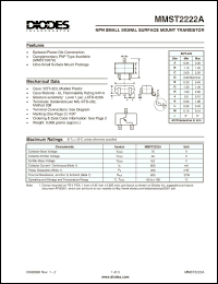 Click here to download MMST2222A Datasheet