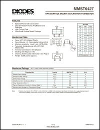 Click here to download MMST6427-7 Datasheet