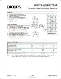 Click here to download MMSTA63-7 Datasheet