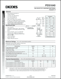 Click here to download PDS1040-13 Datasheet