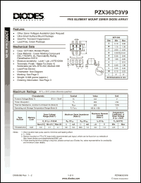 Click here to download PZX363C3V9 Datasheet