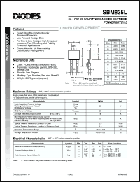 Click here to download SBM835L Datasheet