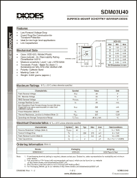 Click here to download SDM03U40 Datasheet