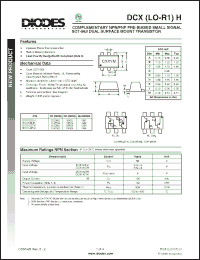 Click here to download DCX142JH Datasheet