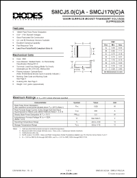 Click here to download SMCJ150CA-13-F Datasheet