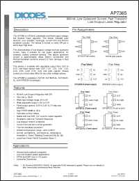 Click here to download AP7365-39YRG-7 Datasheet