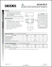 Click here to download BC847BLP-7 Datasheet