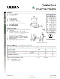 Click here to download DMN601DMK Datasheet