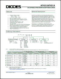 Click here to download AP431ASAL-A Datasheet