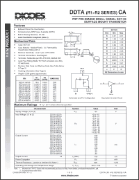 Click here to download DDTA124XCA-7-F Datasheet