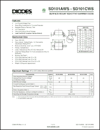 Click here to download SD101AWS-7-F Datasheet