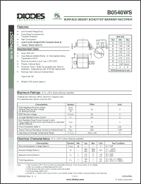 Click here to download B0540WS Datasheet