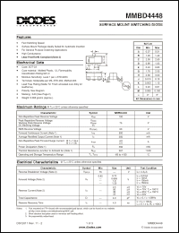 Click here to download MMBD4448-7-F Datasheet