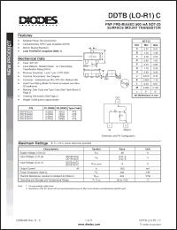 Click here to download DDTB142TC Datasheet