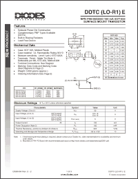 Click here to download DDTC142JE-7 Datasheet