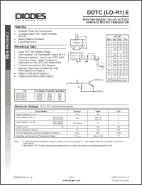 Click here to download DDTC122TE-7 Datasheet