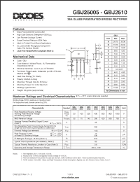 Click here to download GBJ25005-F Datasheet
