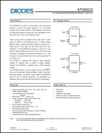 Click here to download APX803-31SR Datasheet