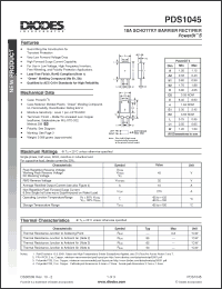 Click here to download PDS1045-13 Datasheet