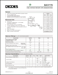 Click here to download BAV170-7-F Datasheet