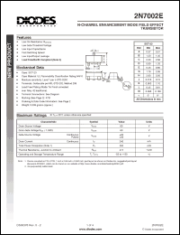 Click here to download 2N7002E-7-F Datasheet