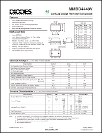 Click here to download MMBD4448V-7 Datasheet