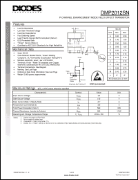 Click here to download DMP2012SN-7 Datasheet