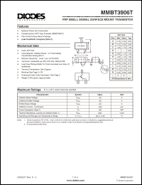 Click here to download MMBT3906T-7-F Datasheet