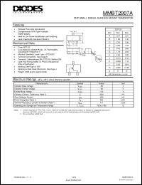 Click here to download MMBT2907A-7-F Datasheet