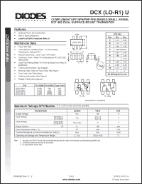 Click here to download DCX142JU-7-F Datasheet