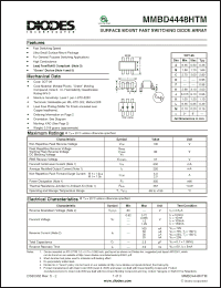 Click here to download MMBD4448HTM-7-F Datasheet