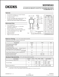 Click here to download MBRM560-13-F Datasheet