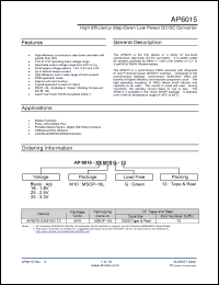 Click here to download AP6015 Datasheet