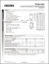 Click here to download PDS5100H-13 Datasheet