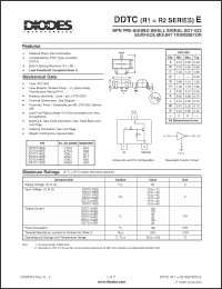 Click here to download DDTC124EE-7-F Datasheet