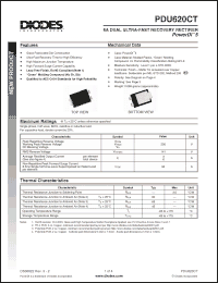 Click here to download PDU620CT Datasheet