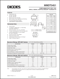 Click here to download MMDT5451_1 Datasheet