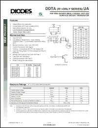 Click here to download DDTA124TUA-7-F Datasheet