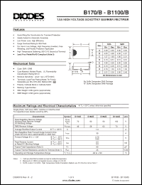 Click here to download B110B-13-F Datasheet