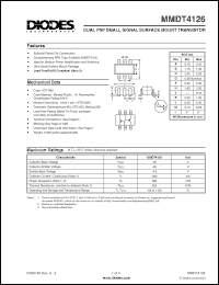 Click here to download MMDT4126-7-F Datasheet