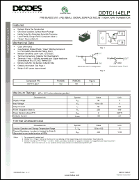 Click here to download DDTC114ELP-7 Datasheet
