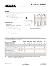 Click here to download B260-13-F Datasheet