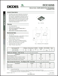 Click here to download DCX100NS-7 Datasheet