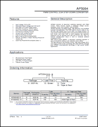 Click here to download AP5004 Datasheet