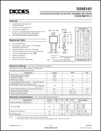 Click here to download SBM340-13-F Datasheet