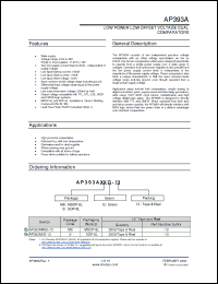 Click here to download AP393ASG-U Datasheet