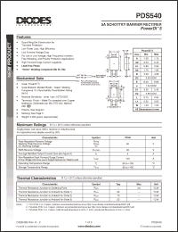 Click here to download PDS540 Datasheet